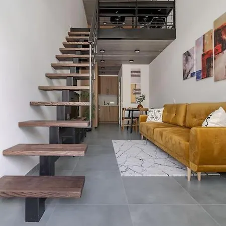Stylish Loft In Vilnius Lejlighed Eksteriør billede